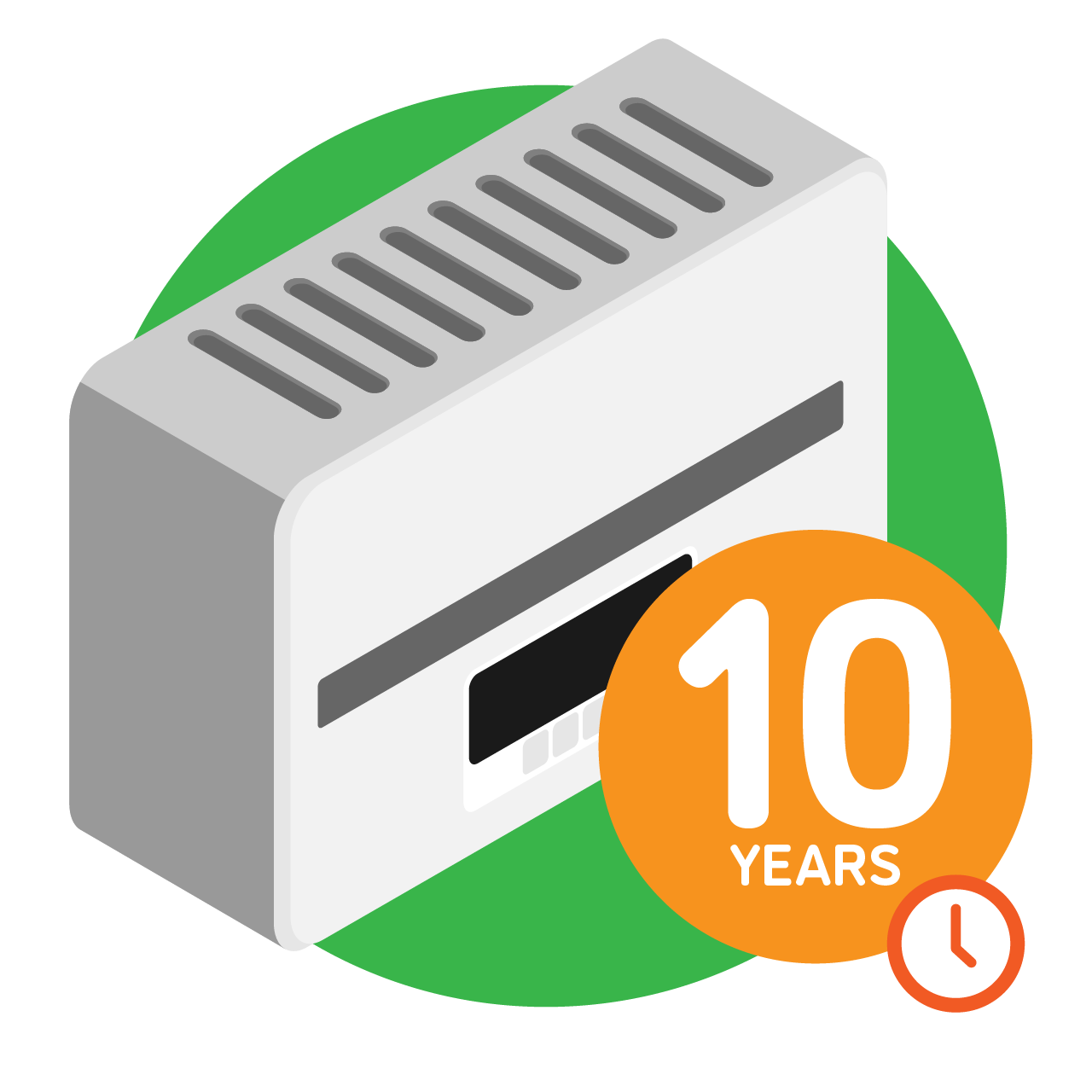 ⼀般的な寿命は10年