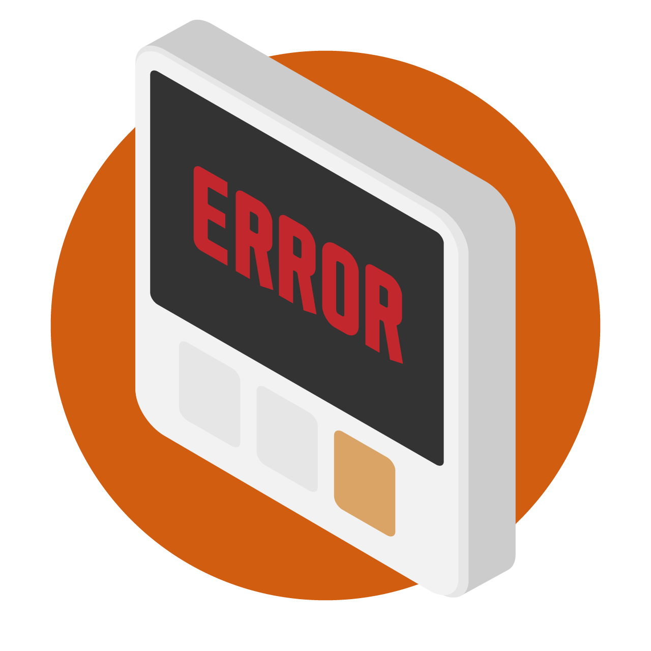 エラー表⽰や異⾳は交換のサイン