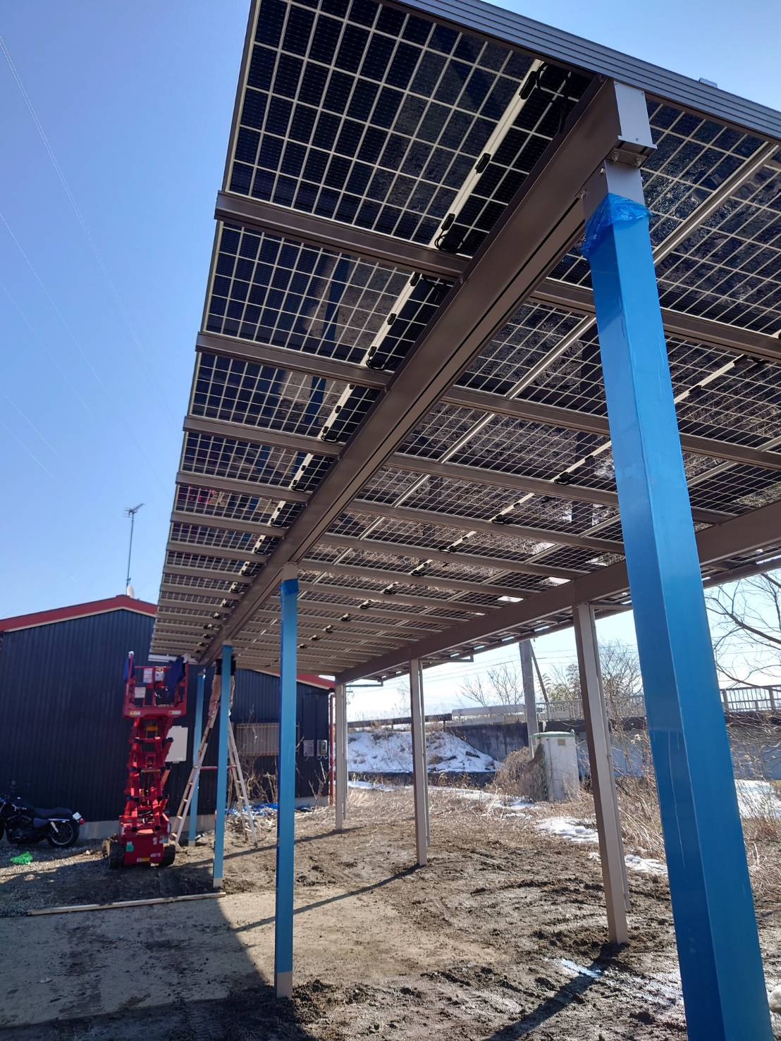 架台・パネル・電気工事